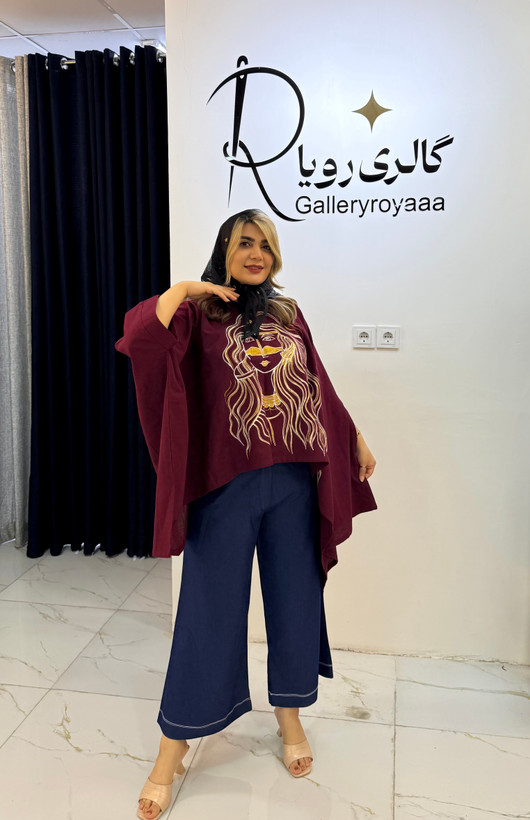 شومیز لینن مدل دختلوک