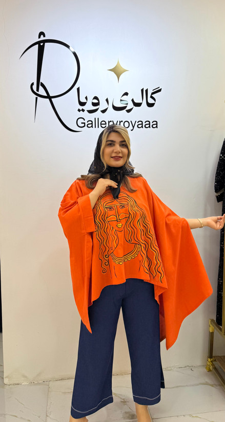 شومیز لینن مدل دختلوک