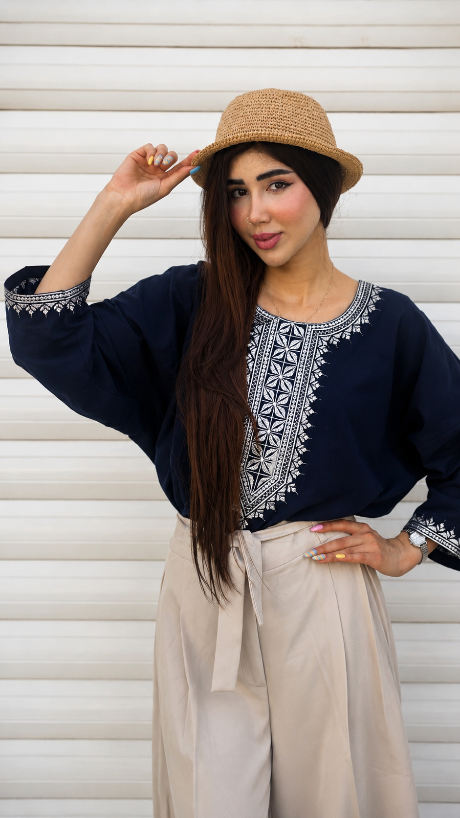 شومیز خوص دوزی